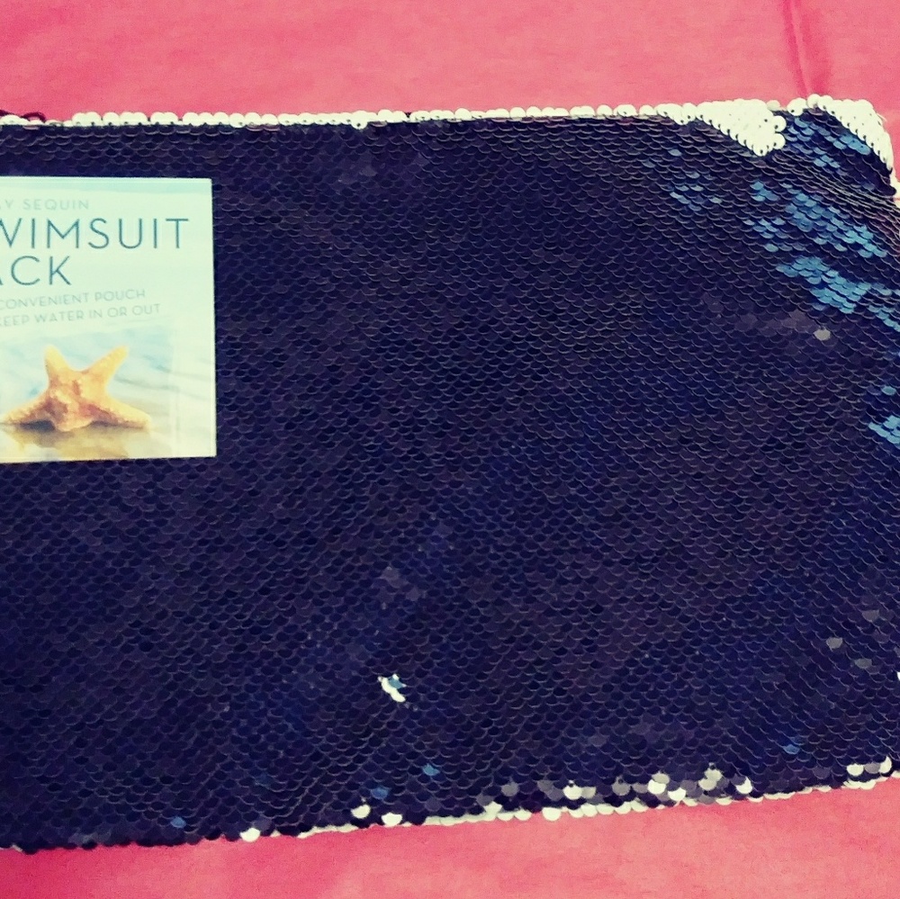 COPY - Swimsuit Sack.  2-Way Sequin